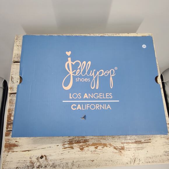 Jellypop Xena Classic block heel Mary Janes shoes 8 med Schoolgirl preppy Goth - Picture 3 of 9